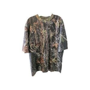 Red Head Prairie Camouflage Men's T-Shirt Short Sleeve Crew Neck‎ Size L AB-130